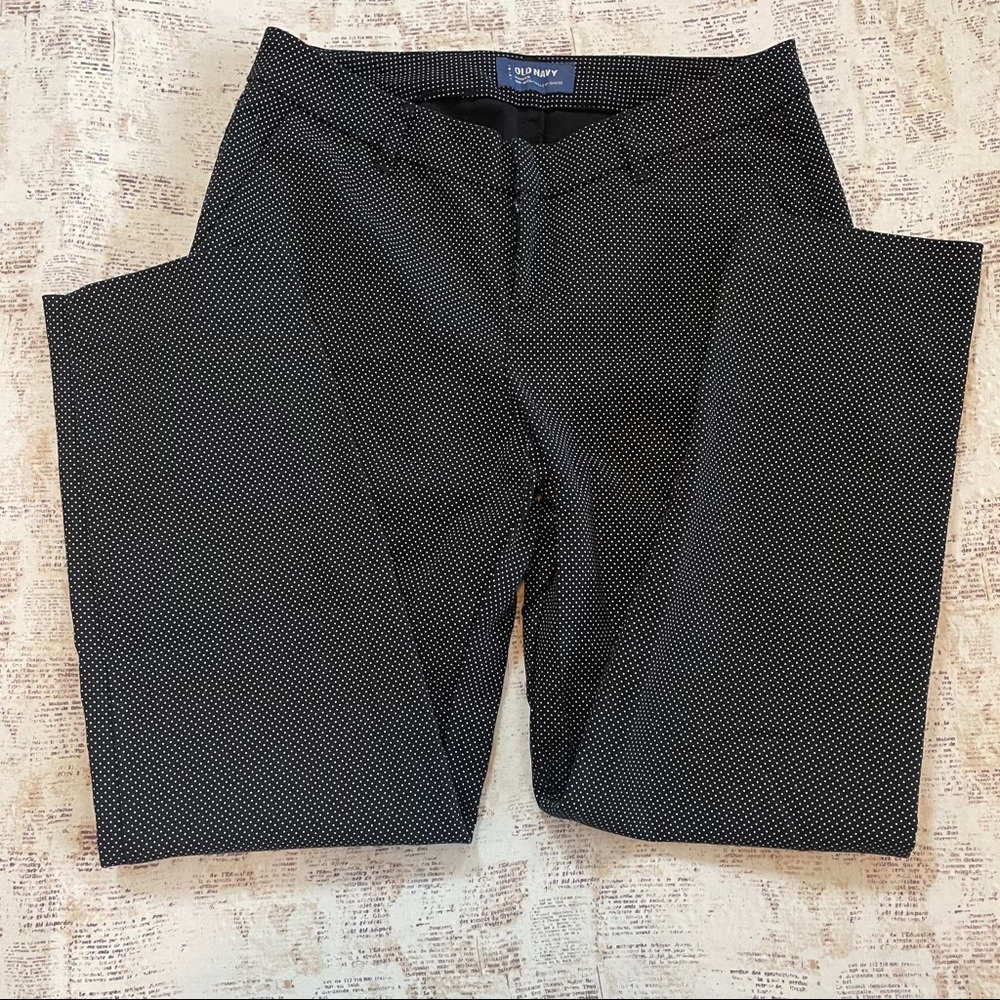 Old navy black polka dot pant